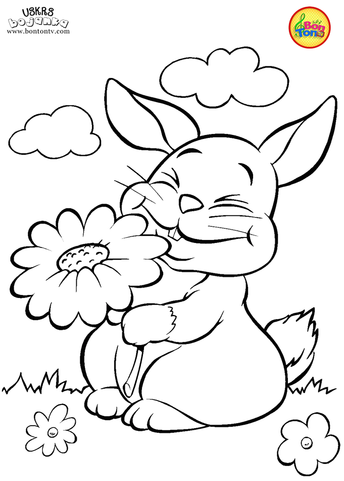 Uskrs bojanka - Easter coloring pages for kids - BonTon TV