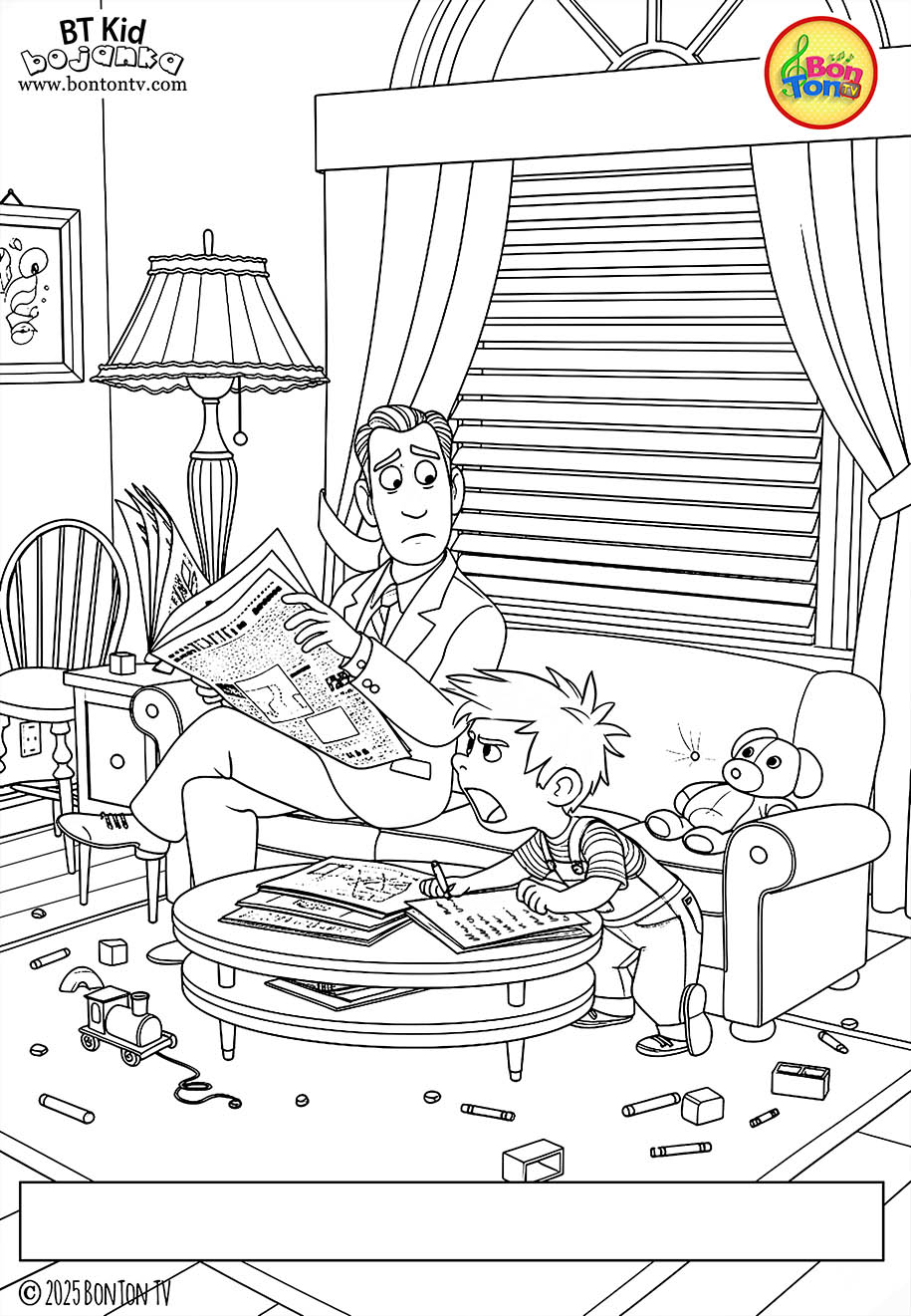 Christmas Coloring Pages for Kids - BonTon TV - Bo�i� - bojanke za printanje