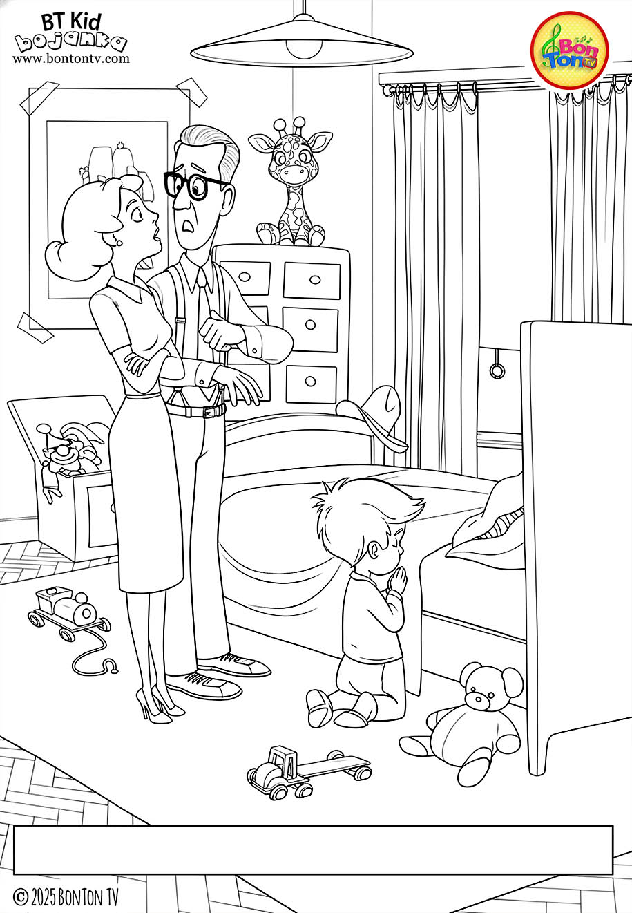 Christmas Coloring Pages for Kids - BonTon TV - Bo�i� - bojanke za printanje