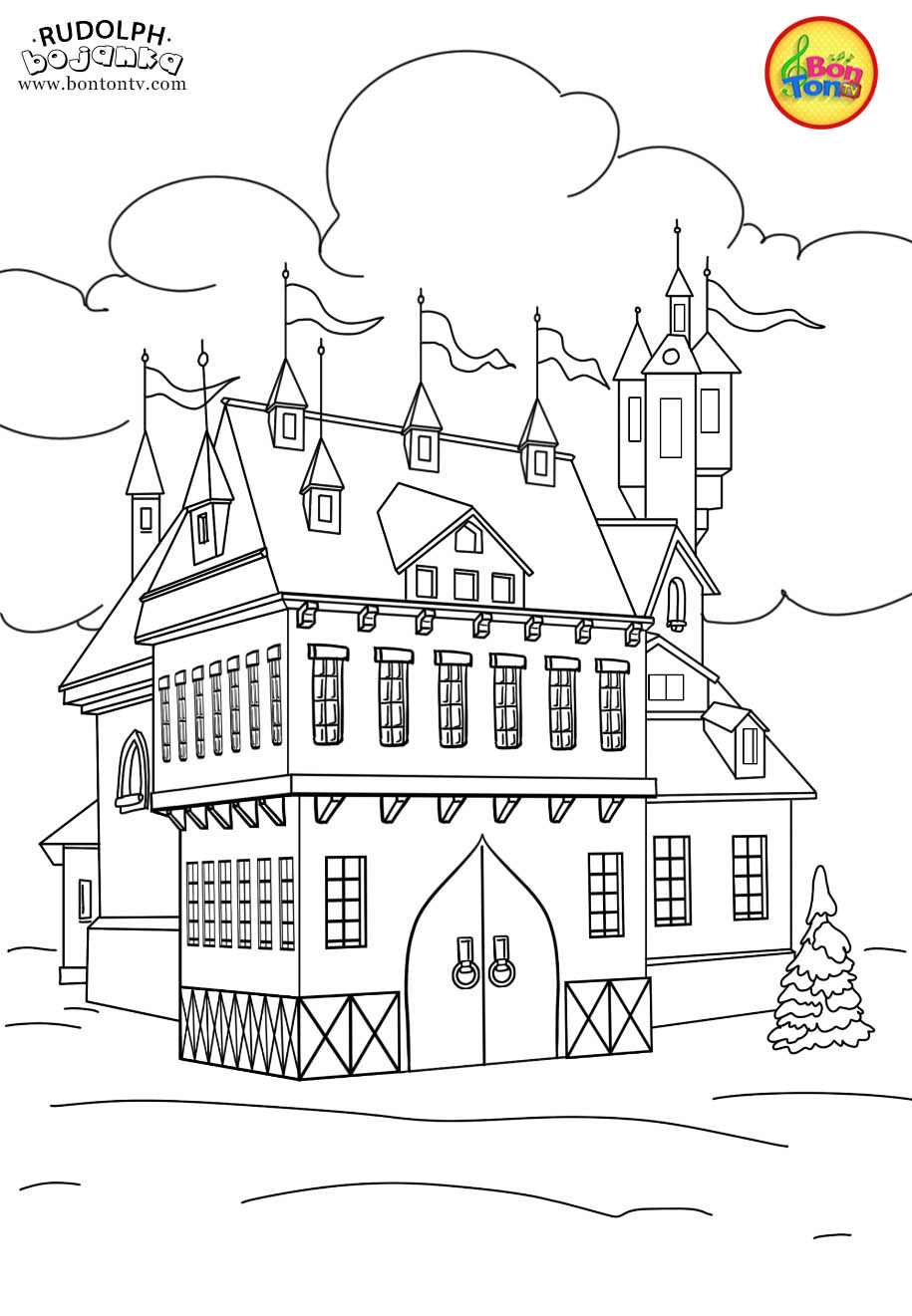 Christmas Coloring Pages for Kids - BonTon TV - Bo�i� - bojanke za printanje