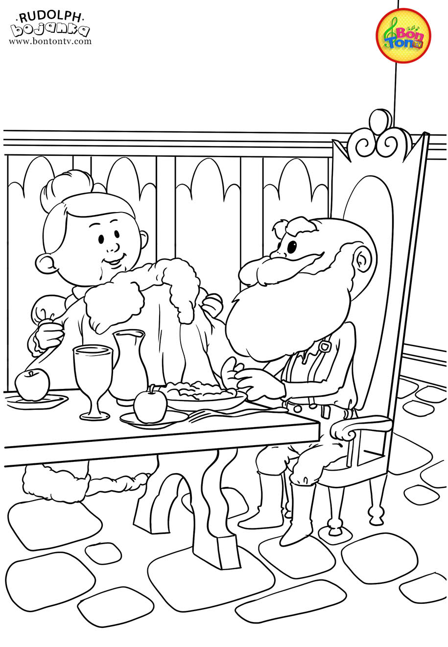 Christmas Coloring Pages for Kids - BonTon TV - Bo�i� - bojanke za printanje