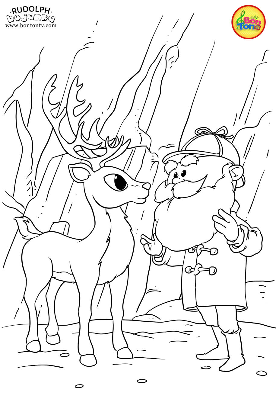 Christmas Coloring Pages for Kids - BonTon TV - Bo�i� - bojanke za printanje