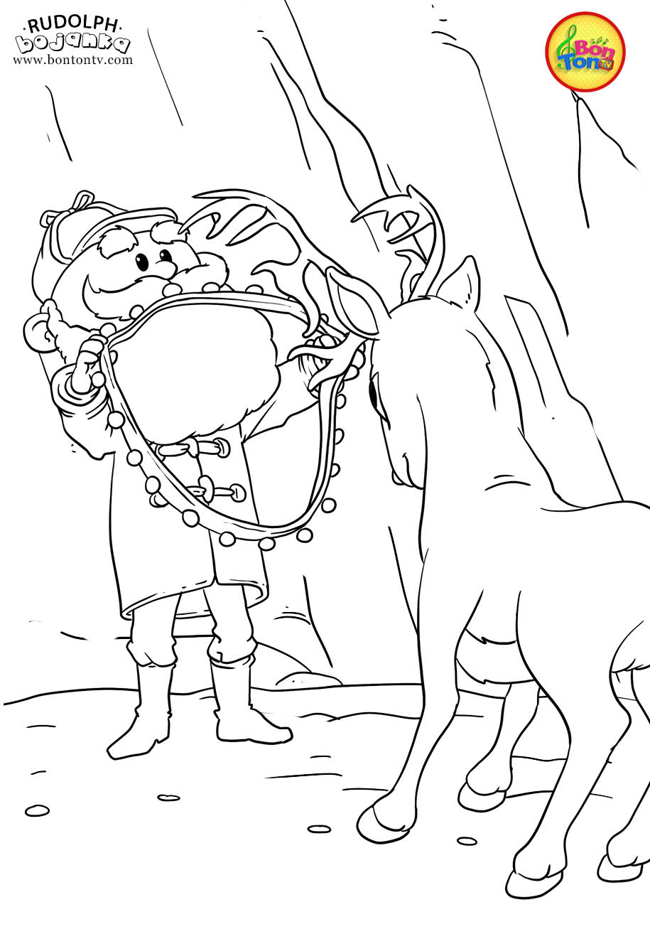 Christmas Coloring Pages for Kids - BonTon TV - Bo�i� - bojanke za printanje