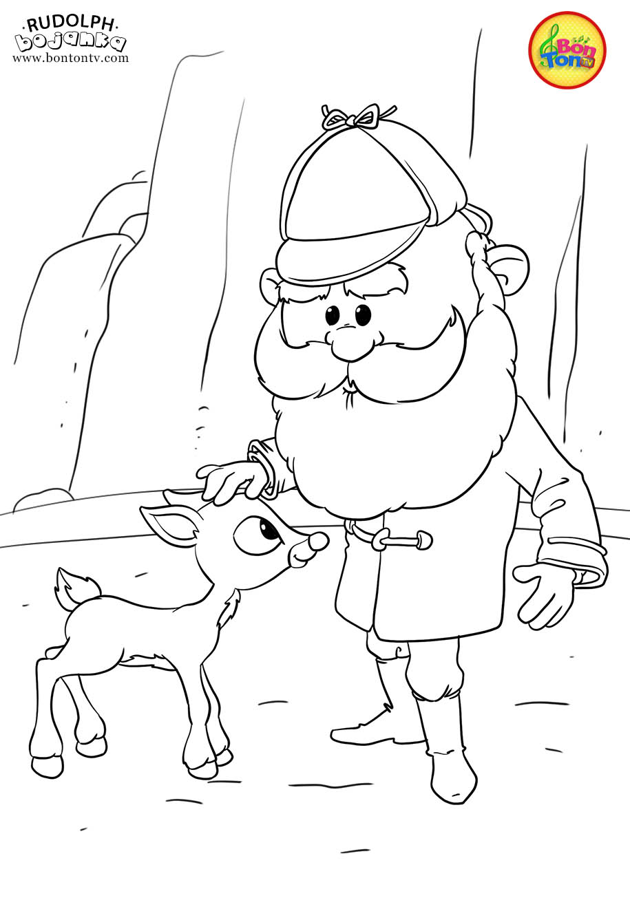 Christmas Coloring Pages for Kids - BonTon TV - Bo�i� - bojanke za printanje