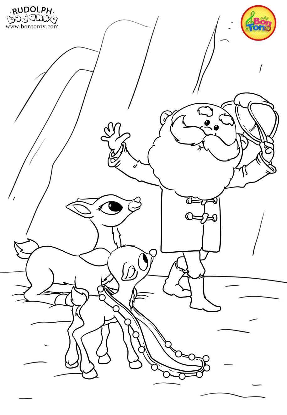 Christmas Coloring Pages for Kids - BonTon TV - Bo�i� - bojanke za printanje