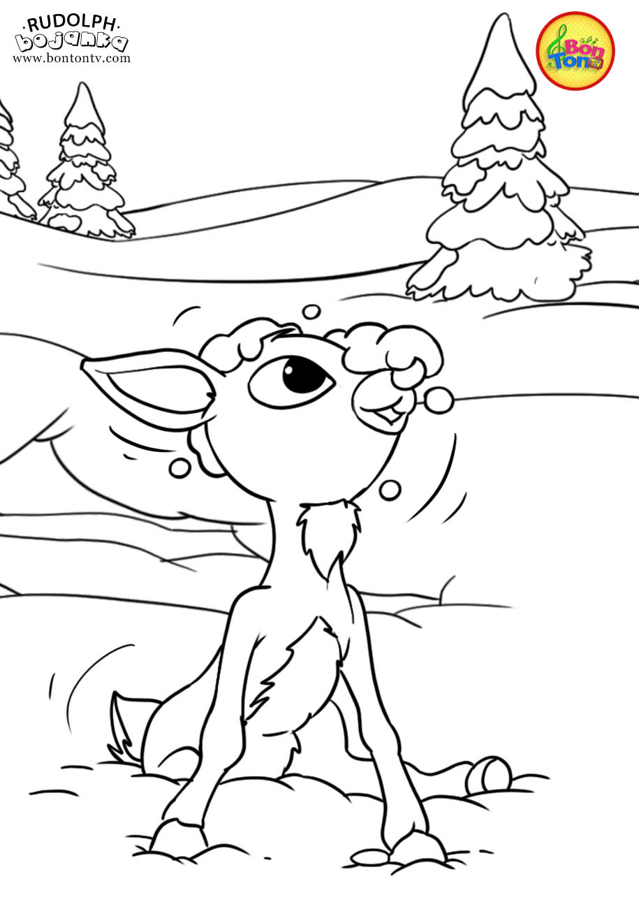Christmas Coloring Pages for Kids - BonTon TV - Bo�i� - bojanke za printanje