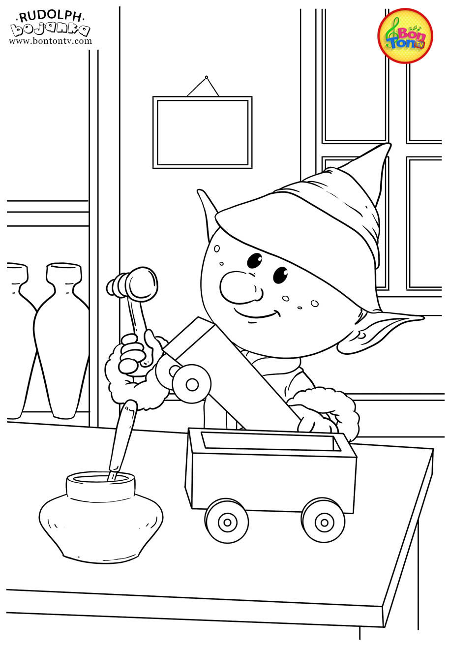 Christmas Coloring Pages for Kids - BonTon TV - Bo�i� - bojanke za printanje