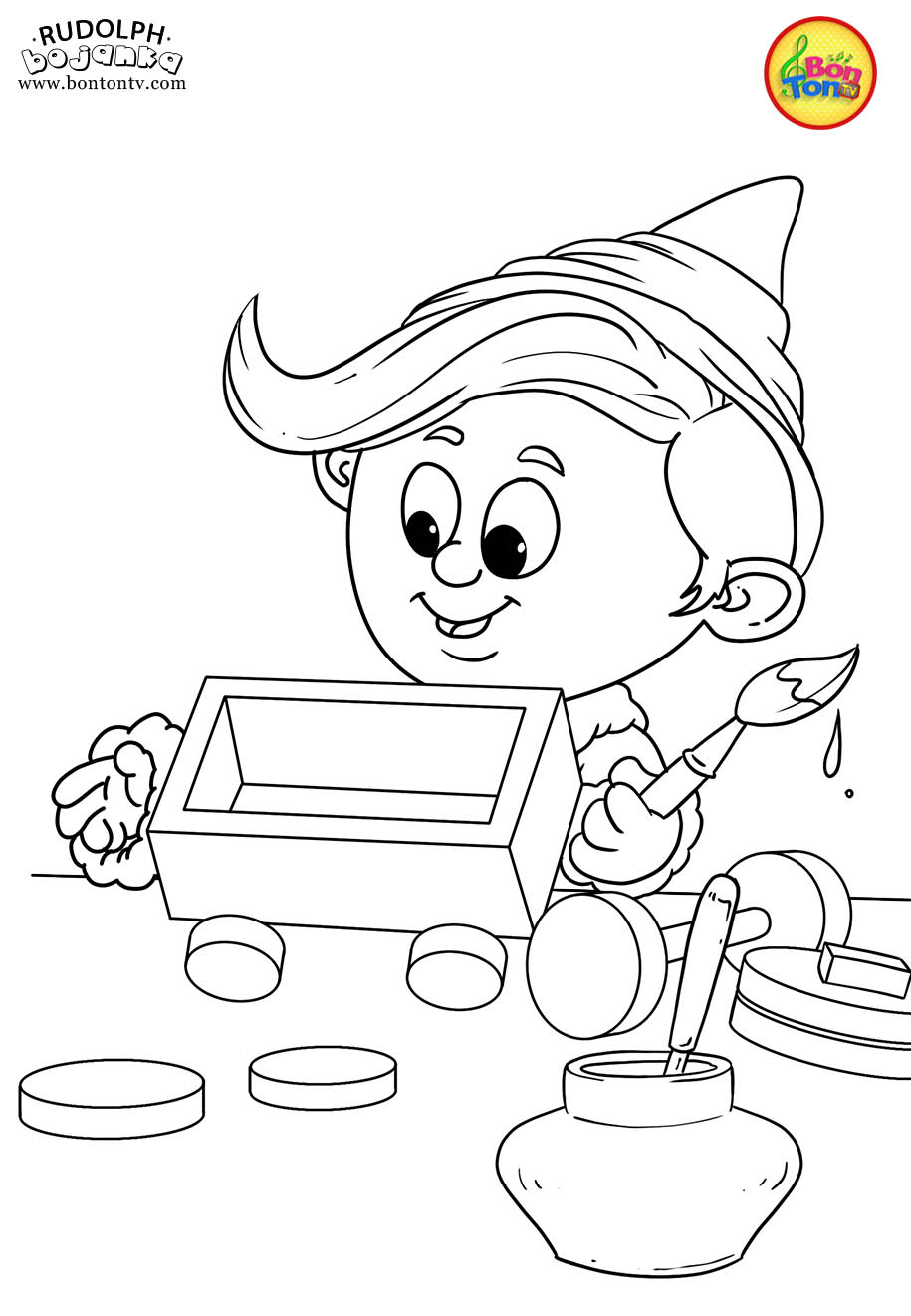 Christmas Coloring Pages for Kids - BonTon TV - Bo�i� - bojanke za printanje