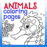 animals coloring pages