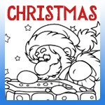 Christmas coloring pages