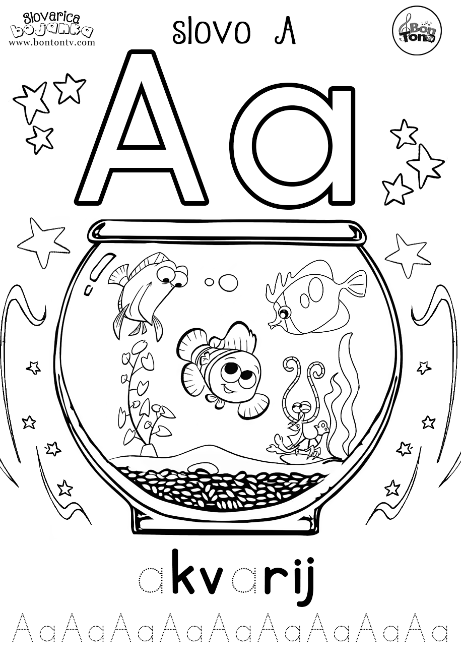 ABECEDA SLOVARICA - slovo A -  BonTon TV