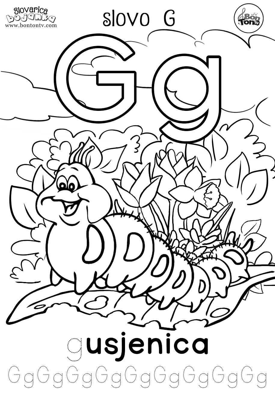 ABECEDA SLOVARICA - slovo G - BonTon TV