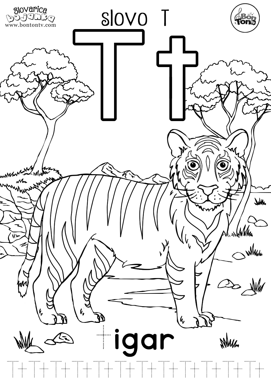ABECEDA SLOVARICA - slovo T - BonTon TV - tigar