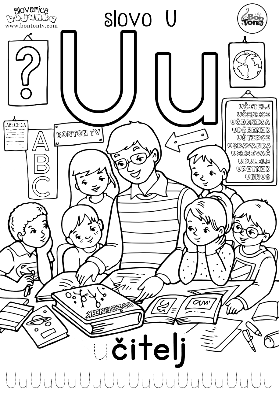 ABECEDA SLOVARICA - slovo U - BonTon TV - u�itelj
